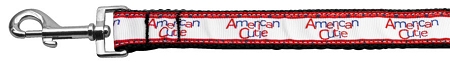 American Cutie Nylon Dog Leash 3/8 inch wide 6ft Long